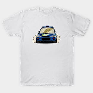 Subie 22B Rally Caricature T-Shirt